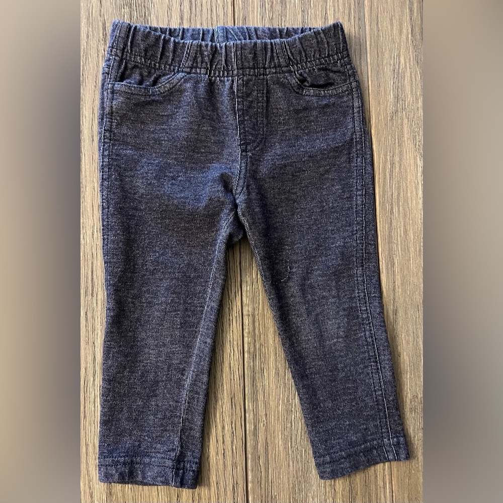 Tea Collection Girls Denim-Like Leggings Size 18-24M